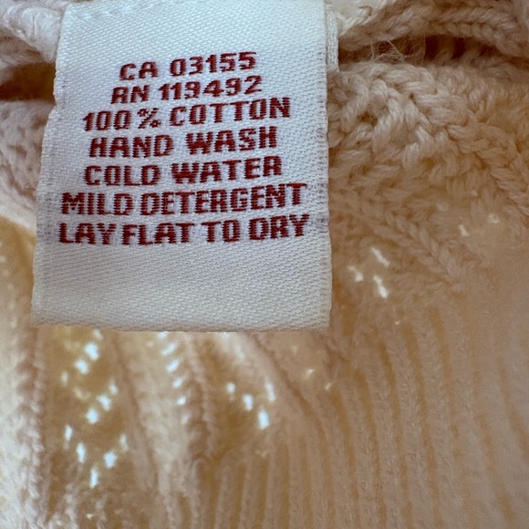April Cornell Cream Knit Women's Sweater - Picture 4 of 6